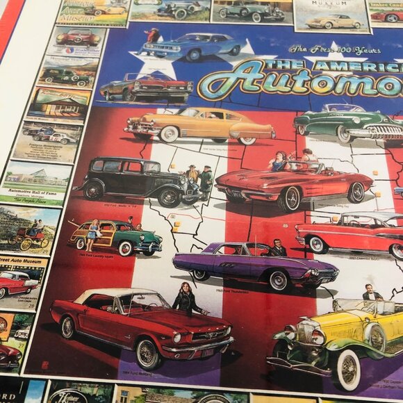 The American Automobile 1000 Piece Jigsaw Puzzle Nostalgia Cars Trucks New - Picture 4 of 5